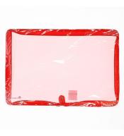 Teczka na zamek A4 czerwona