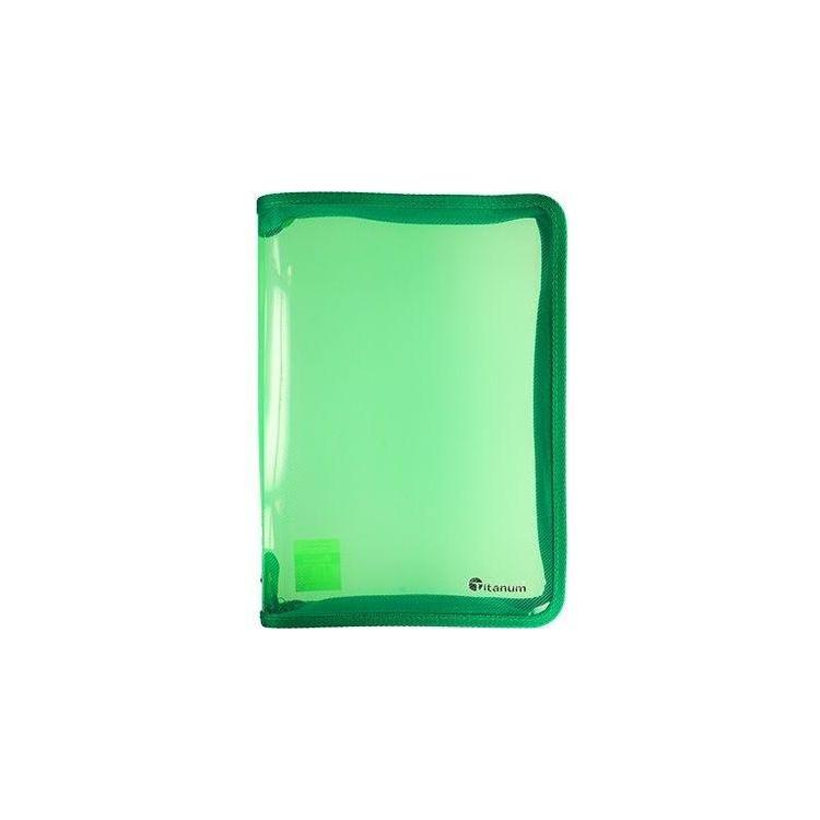 Teczka na zamek A4 zielona