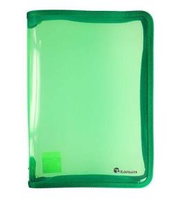 Teczka na zamek A4 zielona