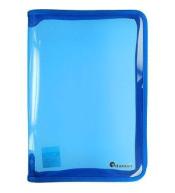 Teczka na zamek A4 niebieska