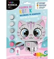 Figurka 3D malowanie po numerach Kotek KIDEA