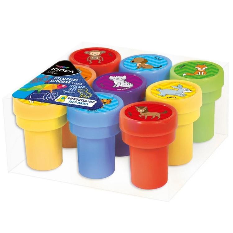 Stempelki ozdobne 9 sztuk KIDEA