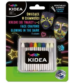 Kredki do twarzy 8 kolorów KIDEA