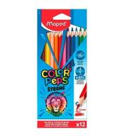 Kredki Colorpeps Strong trójkątne 12 kolorów