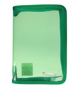 Teczka na zamek A5 zielona