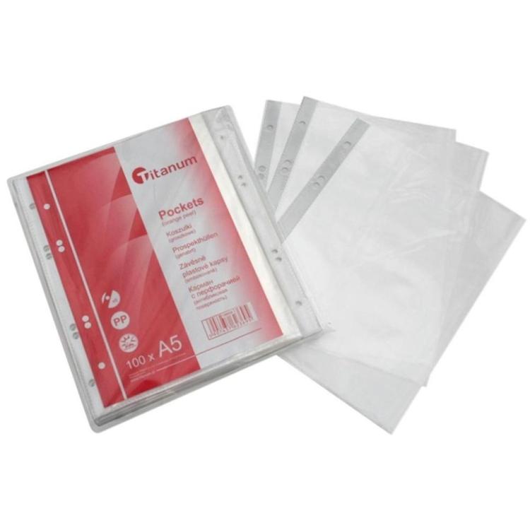 Koszulki A5 groszkowe 100szt