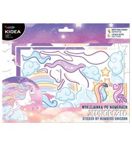 Wyklejanka po numerach jednorożec KIDEA