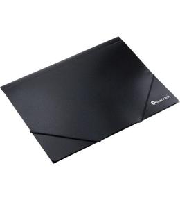 Teczka PP A4 z gumką czarna