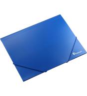Teczka PP A4 z gumką niebieska