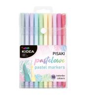 Pisaki pastelowe 10 kolorów KIDEA