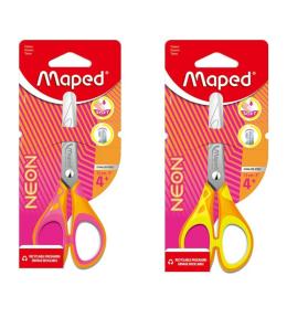 Nożyczki szkolne Neon Soft 13cm mix MAPED