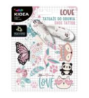 Tatuaże do obuwia świecące w ciemności Love KIDEA