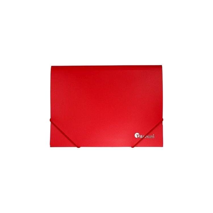 Teczka PP A5 z gumką czerwona