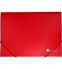 Teczka PP A5 z gumką czerwona