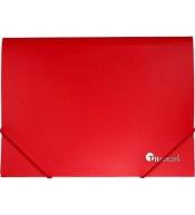Teczka PP A5 z gumką czerwona