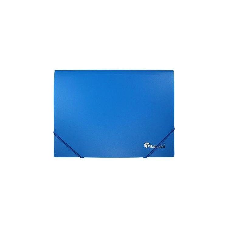 Teczka PP A5 z gumką niebieska