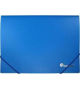 Teczka PP A5 z gumką niebieska