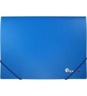 Teczka PP A5 z gumką niebieska