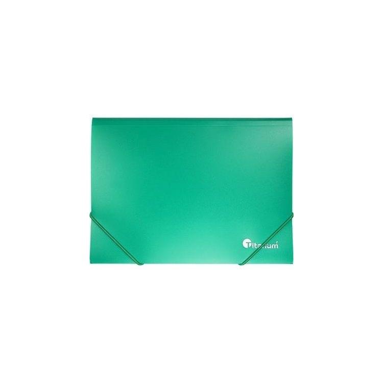 Teczka PP A5 z gumką zielona