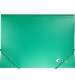 Teczka PP A5 z gumką zielona
