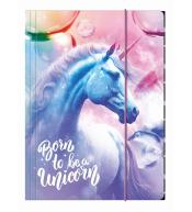 Teczka z gumką A4 Jednorożec 15 DERFORM