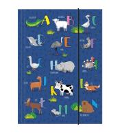 Teczka z gumką A4 Alfabet DERFORM