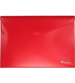 Teczka kopertowa A4 pozioma czerwona