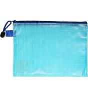 Teczka na zamek A5 pozioma niebieska