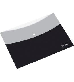 Teczka kopertowa PP A4 czarno-biała