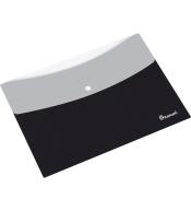 Teczka kopertowa PP A4 czarno-biała