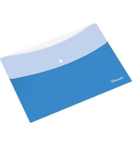 Teczka kopertowa PP A4 niebiesko-biała