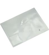Teczka kopertowa PP A5 biała transparentna