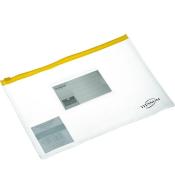 Teczka PP A5 na suwak transparentna