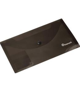 Teczka kopertowa DL transparentna dymna