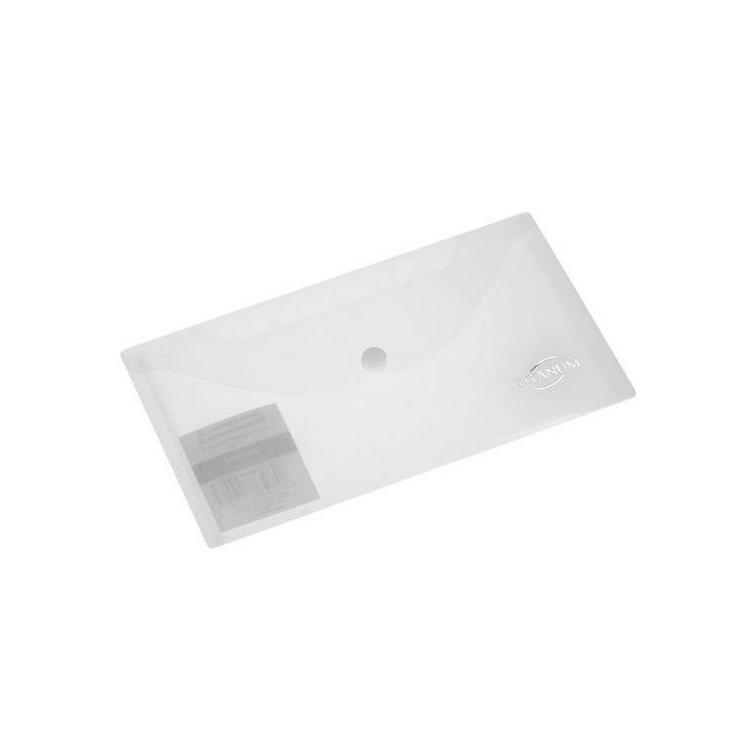 Teczka kopertowa DL transparentna