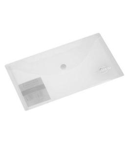 Teczka kopertowa DL transparentna