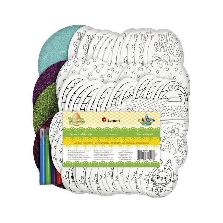 Zestaw do dekoracji Pisanki 374 elementy