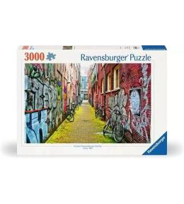 Puzzle 3000 Ulice Amsterdamu