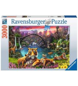 Puzzle 3000 Dzika natura z kwiatami