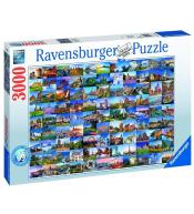Puzzle 3000 99 pięknych miejsc w Europie