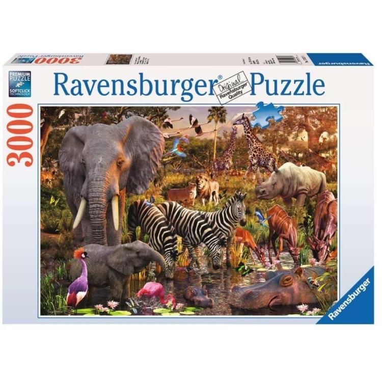 Puzzle 3000 Zwierzęta Afryki