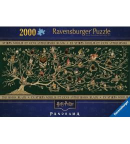 Puzzle 2D: Panorama Harry Potter Rodowód 2000el
