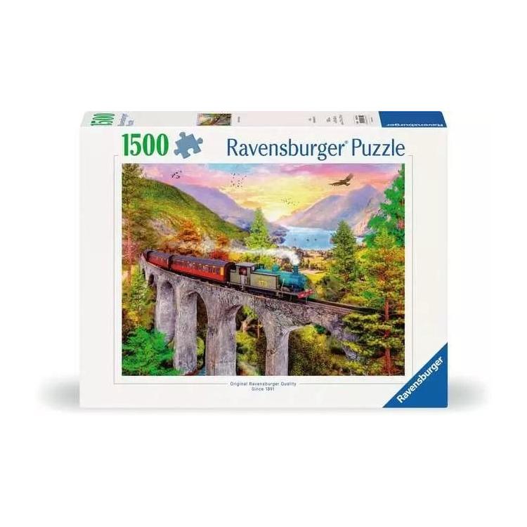Puzzle 1500 Jesienna przejażdżka pociągiem