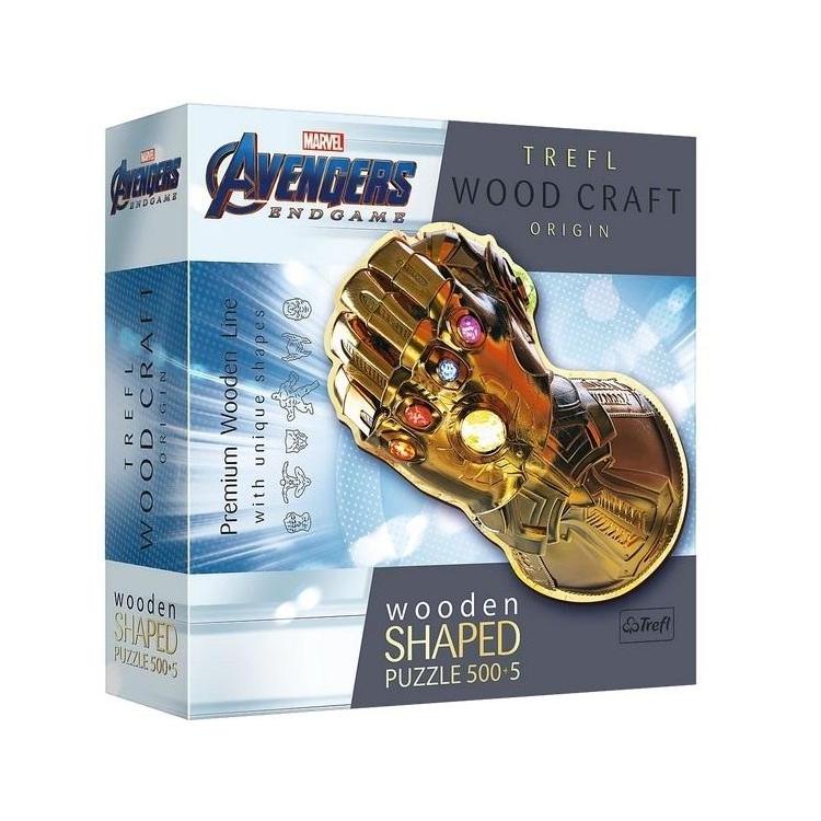 Puzzle drewniane 500+5 Rękawica....TREFL