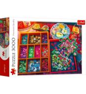 Puzzle 3000 Wieczór z puzzlami TREFL