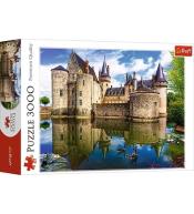 Puzzle 3000 Zamek w Sully-sur-Loire TREFL