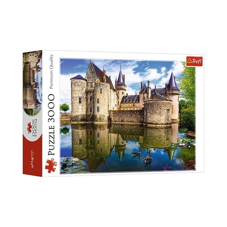 Puzzle 3000 Zamek w Sully-sur-Loire TREFL