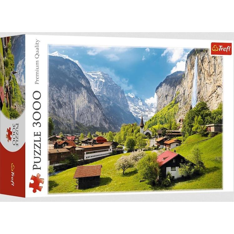 Puzzle 3000 Lauterbunnen Szwajcaria TREFL