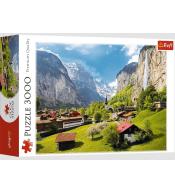 Puzzle 3000 Lauterbunnen Szwajcaria TREFL