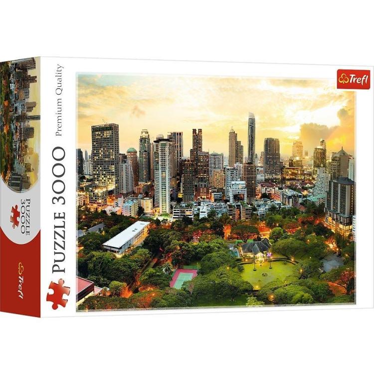 Puzzle 3000 Zachód Słońca w Bangkoku TREFL